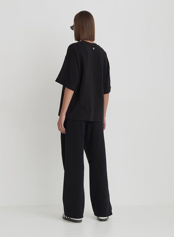 4th & Reckless Black Oversized Fourth Applique T-shirt – Alice