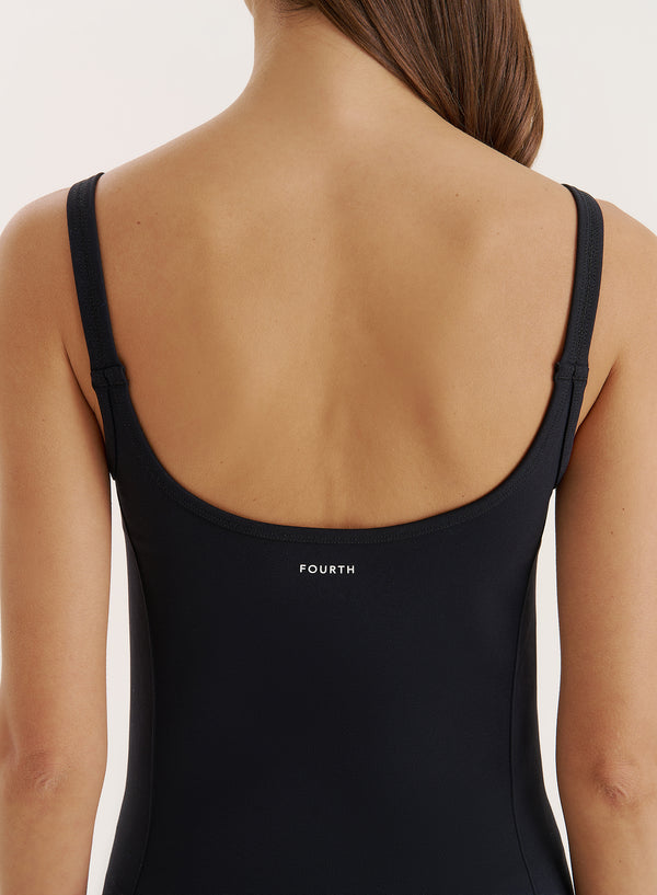 4th & Reckless Black Sculpting Seamless Gym Vest Top- Dua