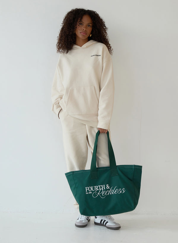 4th & Reckless Forrest Green Fourth Branded Tote Bag - Josephine