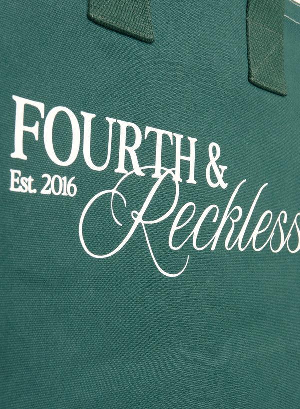 4th & Reckless Forrest Green Fourth Branded Tote Bag - Josephine