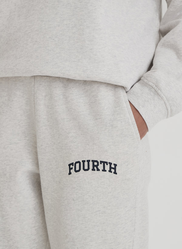 4th & Reckless Grey Fourth Branded Cuffed Jogger- Dionne