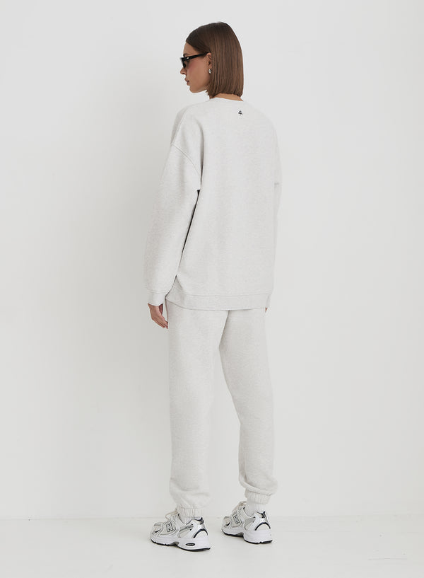 4th & Reckless Grey Fourth Branded Cuffed Jogger- Dionne