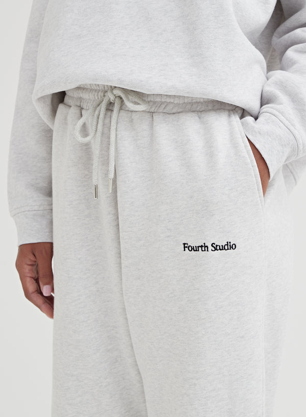 4th & Reckless Grey Fourth Studio Branded Cuffed Jogger - Ferne