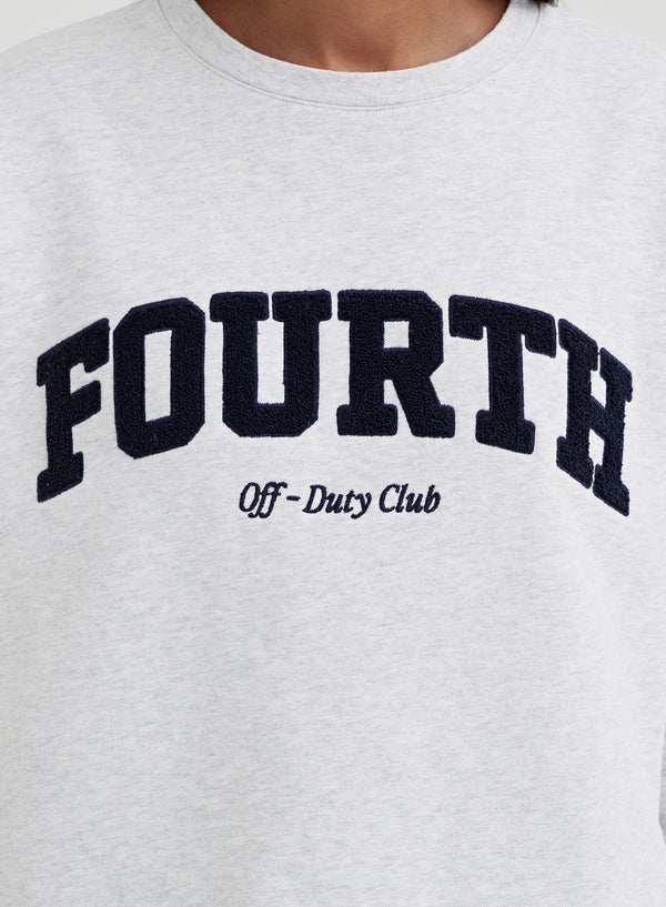 4th & Reckless Grey Fourth Studio Oversized Sweatshirt - Ferne