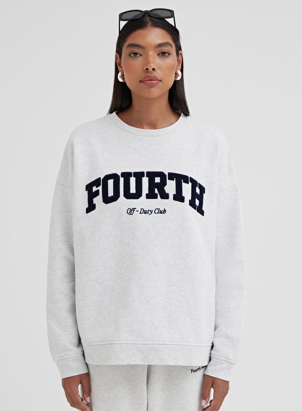 4th & reckless Grey Fourth Studio Oversized Sweatshirt - Ferne