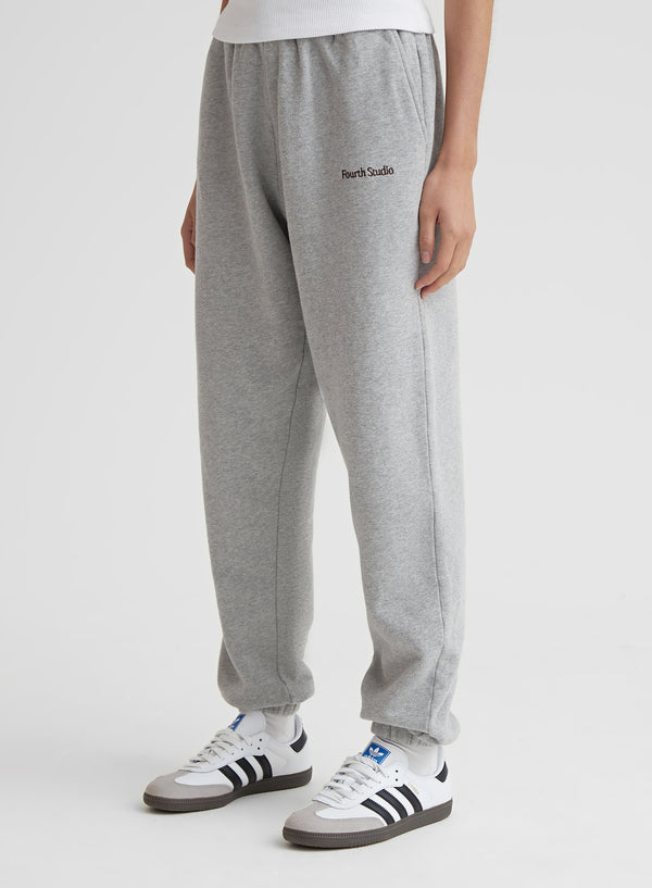 4th & Reckless Grey Marl Fourth Studio Branded Jogger – Dianna