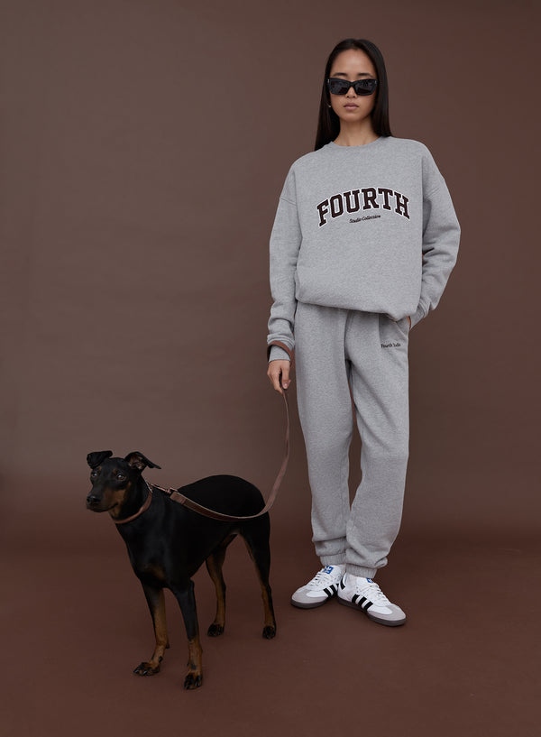 4th & Reckless Grey Marl Fourth Studio Oversized Sweatshirt – Dianna