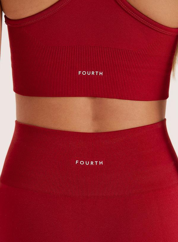 4th & Reckless Red Sculpting Seamless Gym Leggings- Tyler