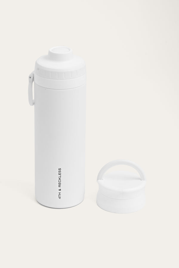 4th & Reckless White 4th Sport Shaker Water Bottle- 700ml