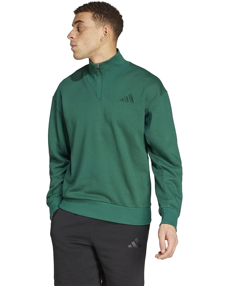 adidas All SZN Fleece 1/4 Zip Crew Men's