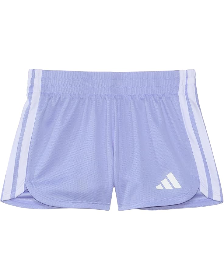6pm adidas Kids 3-stripe Pacer Mesh Shorts (Big Kid)