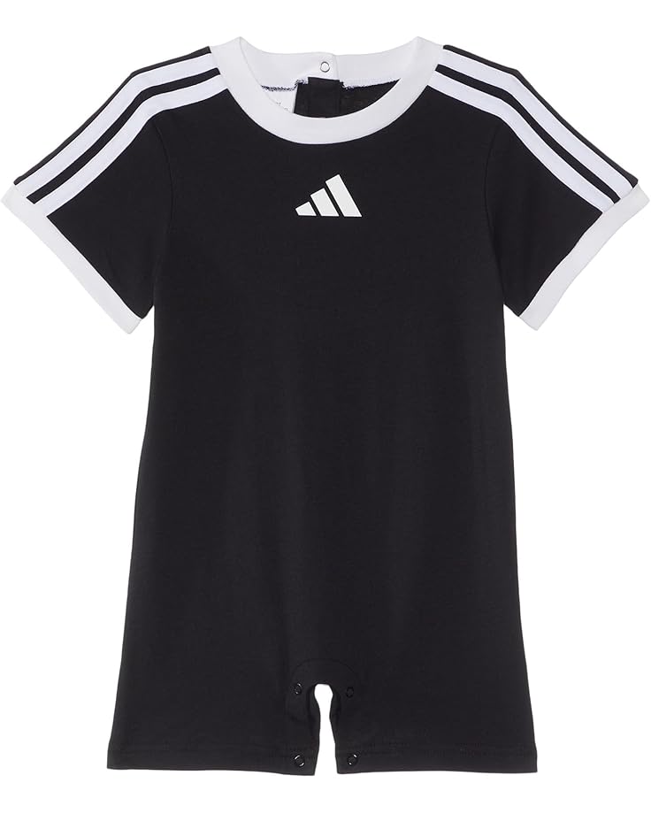6pm adidas Kids 3S Logo Romper (Infant)