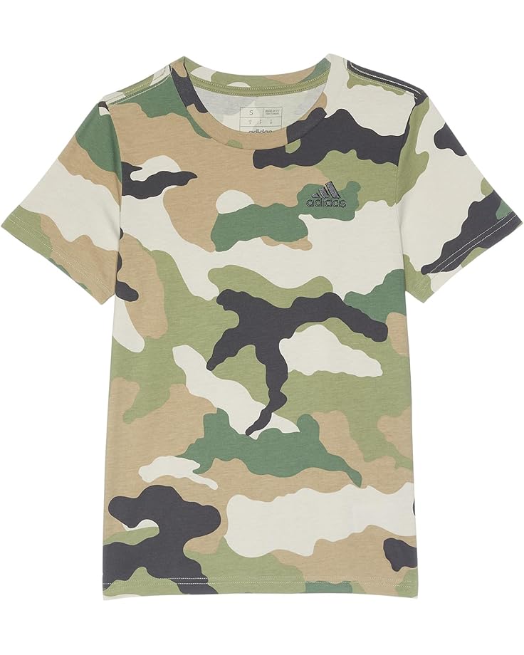 6pm adidas Kids Aop France Camo Tee (Big Kids)