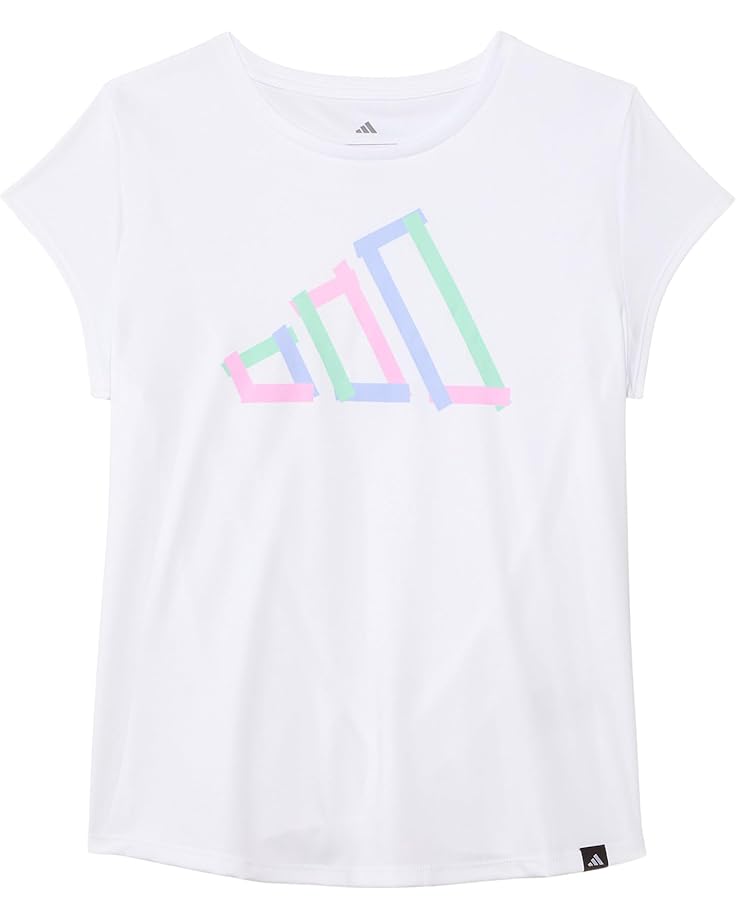 6pm adidas Kids Cap Sleeve Poly Tee (Big Kid)