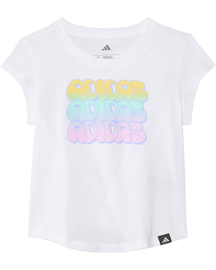 6pm adidas Kids Cap Sleeve Tee (Toddler/Little Kid)