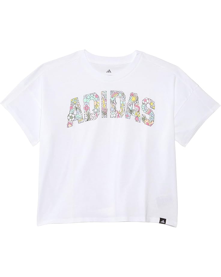 6pm adidas Kids Drop Shoulder Tee (Big Kid)