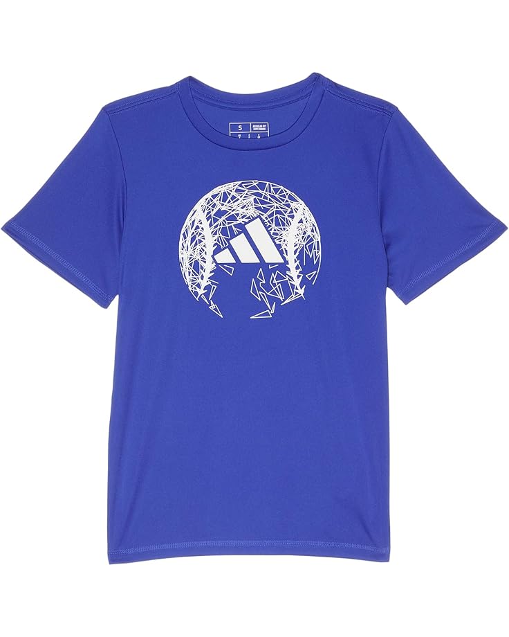 6pm adidas Kids Poly Sport Tee24 (Big Kids)