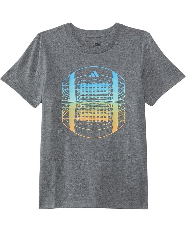 6pm adidas Kids SS Football Heather Tee(Big Kid)