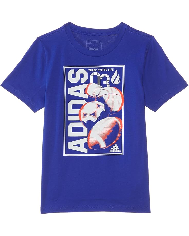 adidas Kids SS Global Sport Tee(Big Kid)
