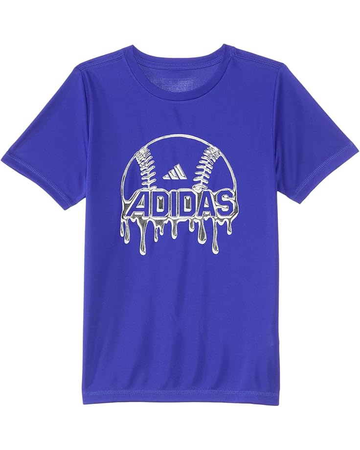 6pm adidas Kids SS Poly Sport Tee(Big Kid)