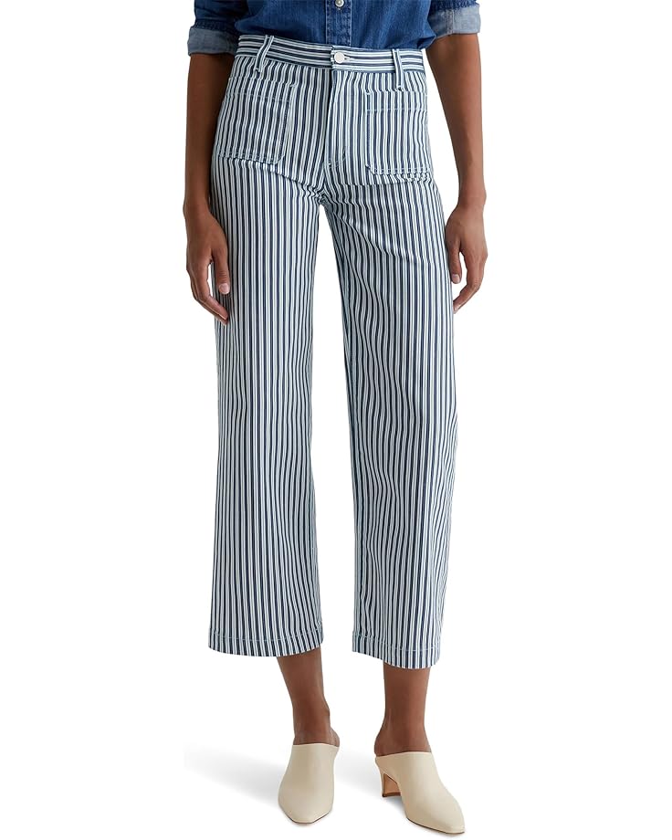 6pm AG Jeans Kassie Mid Rise Wide Leg Crop Women's