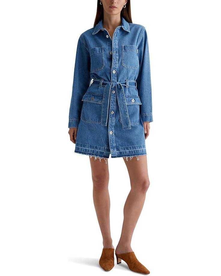 6pm AG Jeans Luisa Long Sleeve Shirt Dress Women's