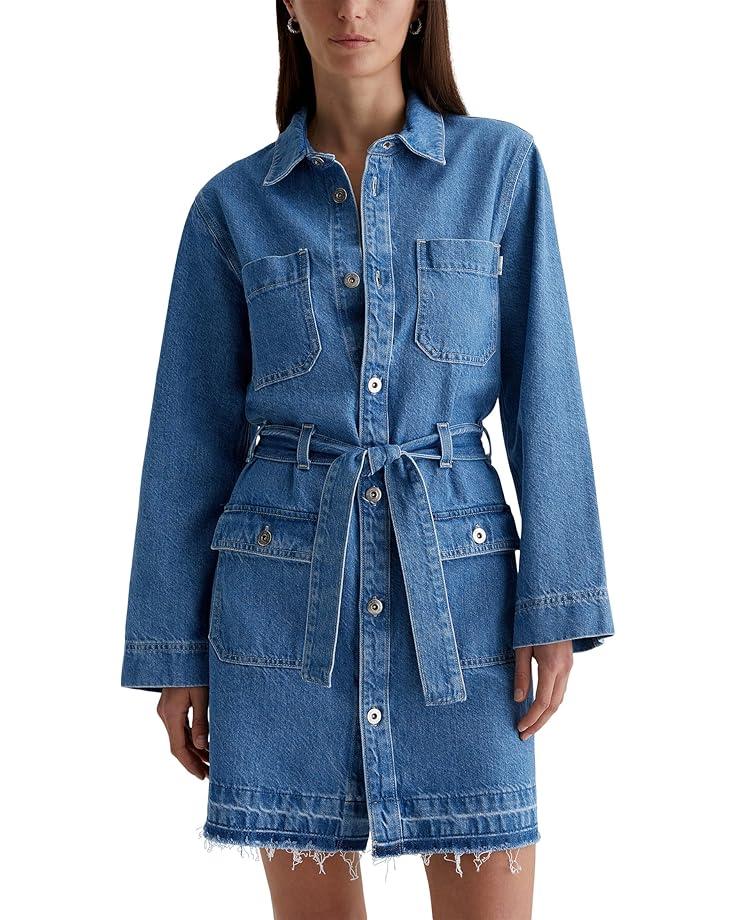 6pm AG Jeans Luisa Long Sleeve Shirt Dress Women's