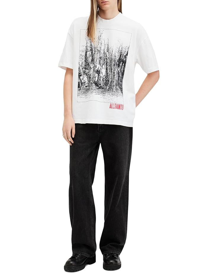 6pm AllSaints Bracken Short Sleeve Crew Men's