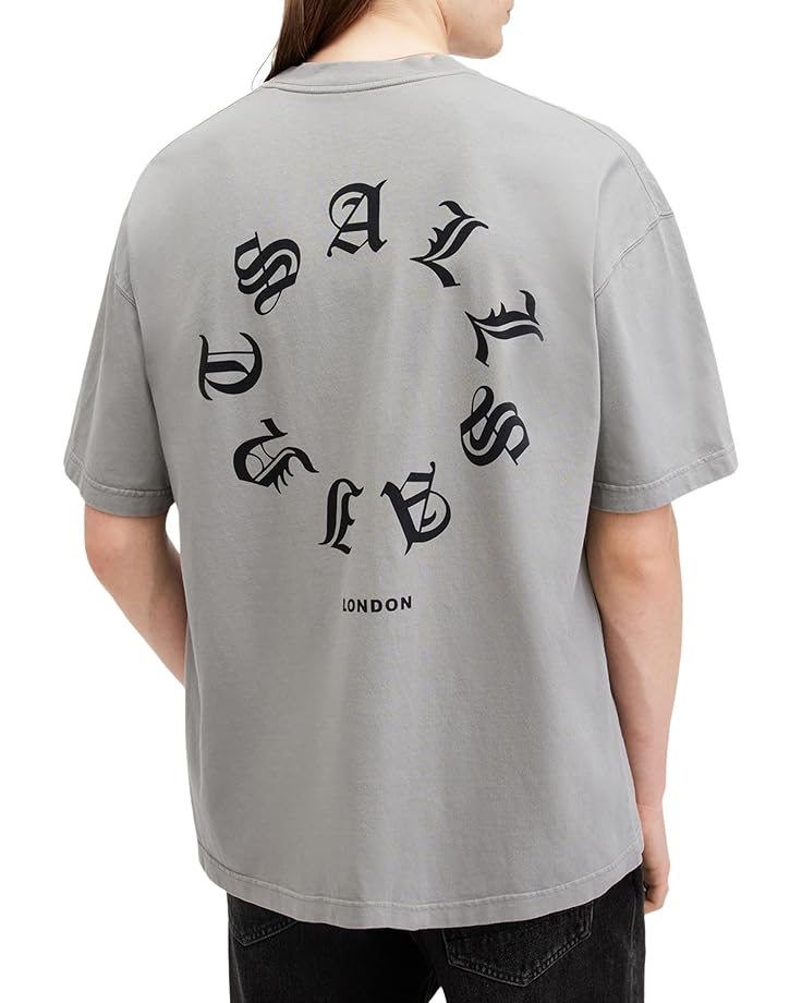 6pm AllSaints Fraktur Short Sleeve Crew Men's