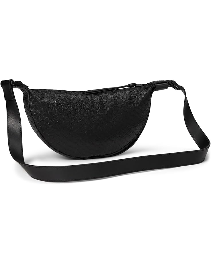 6pm AllSaints Half Moon Snake Xbody