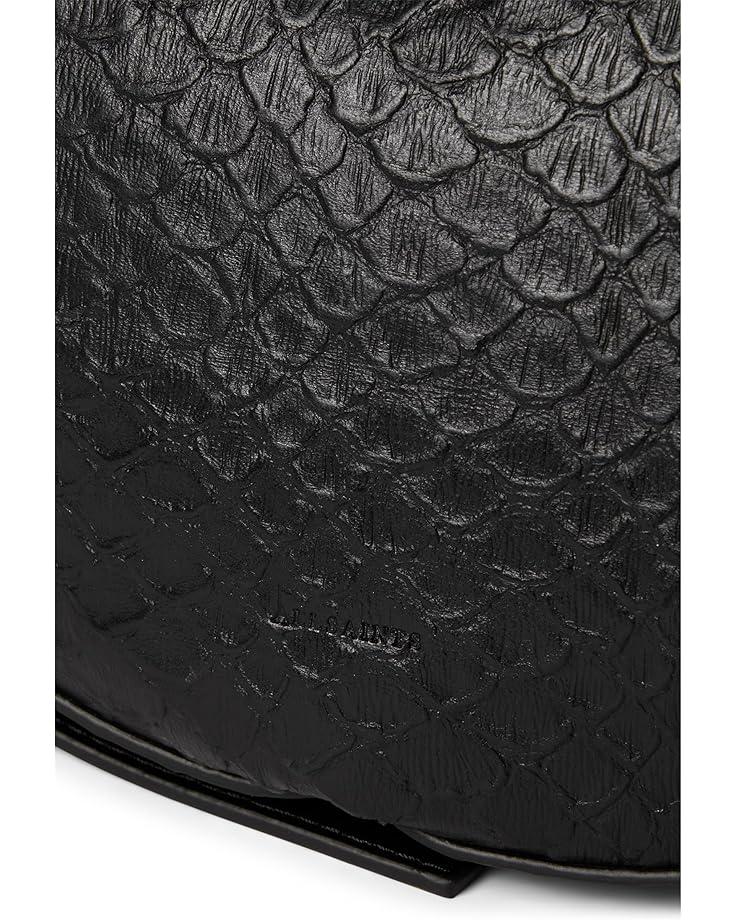 6pm AllSaints Half Moon Snake Xbody