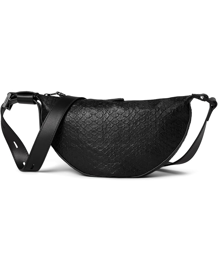 6pm AllSaints Half Moon Snake Xbody