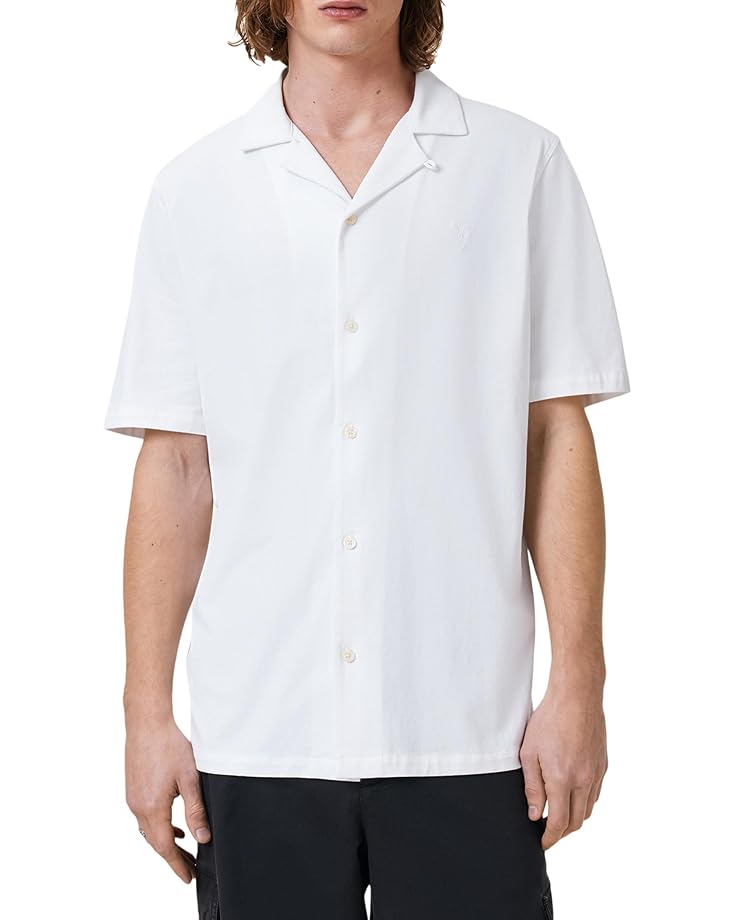 6pm AllSaints Hudson Short Sleeve Shirt Men's