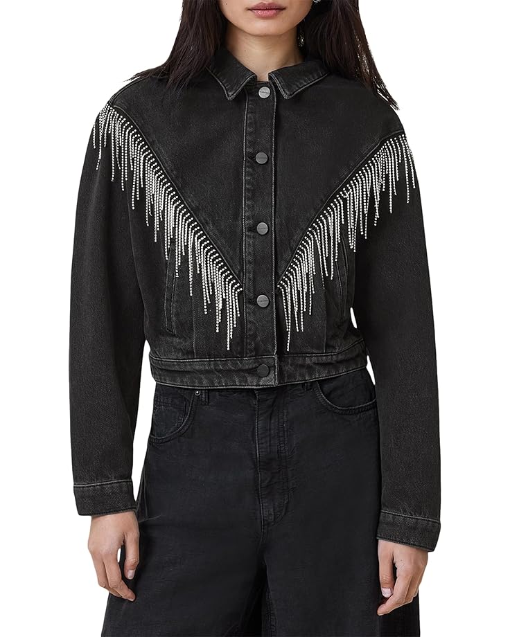 6pm AllSaints Marlene Emb Jacket Women's