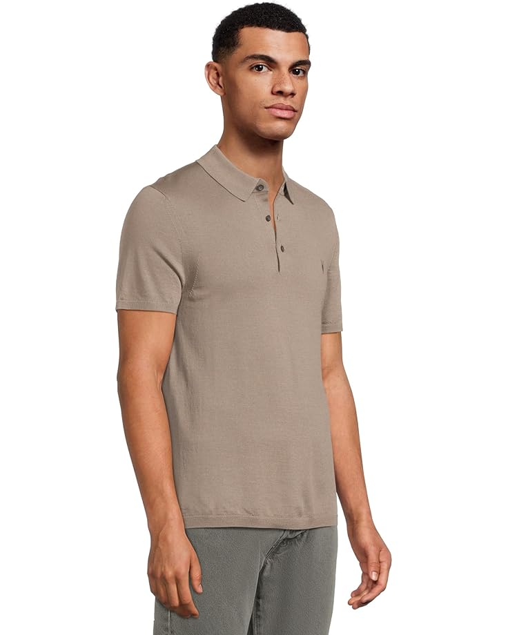 6pm AllSaints Mode Merino Short Sleeve Polo Men's