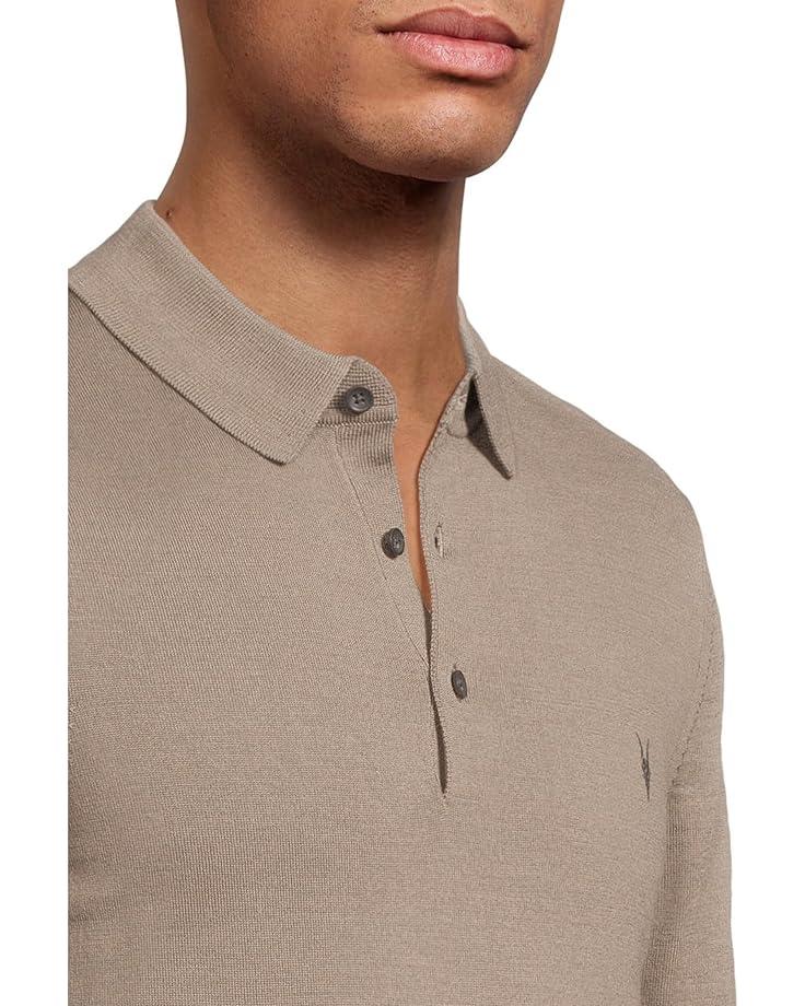 6pm AllSaints Mode Merino Short Sleeve Polo Men's