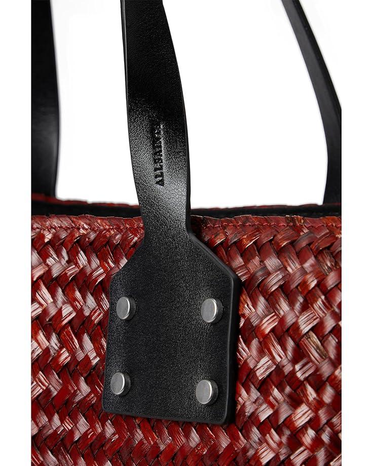 6pm AllSaints Mosley Straw Tote