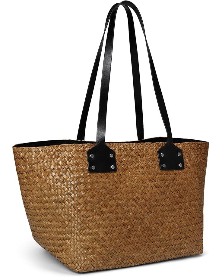 6pm AllSaints Mosley Straw Tote