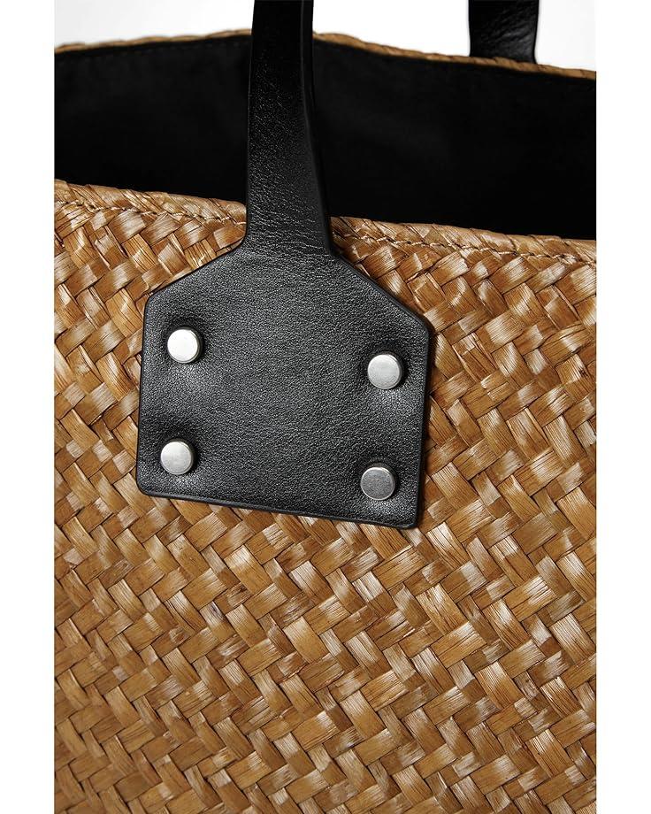 6pm AllSaints Mosley Straw Tote