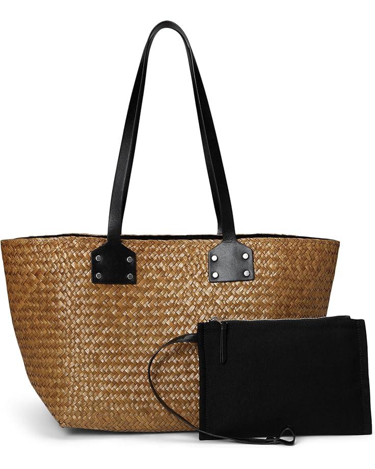 6pm AllSaints Mosley Straw Tote