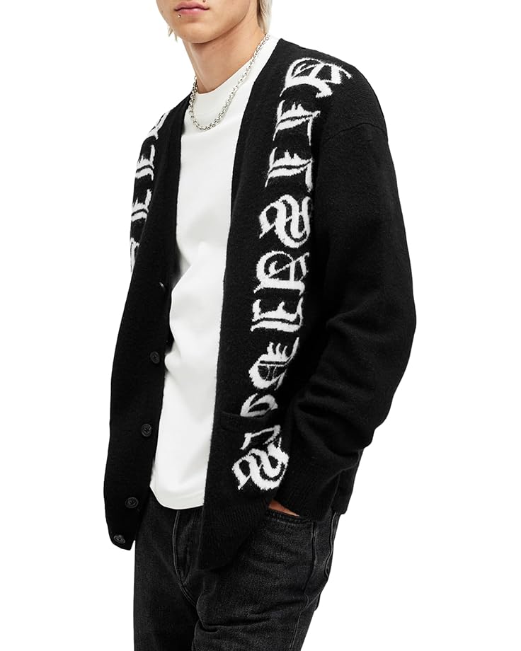 6pm AllSaints Scripture Cardigan Men's