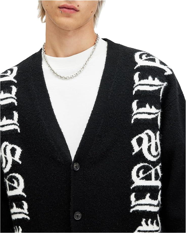 6pm AllSaints Scripture Cardigan Men's