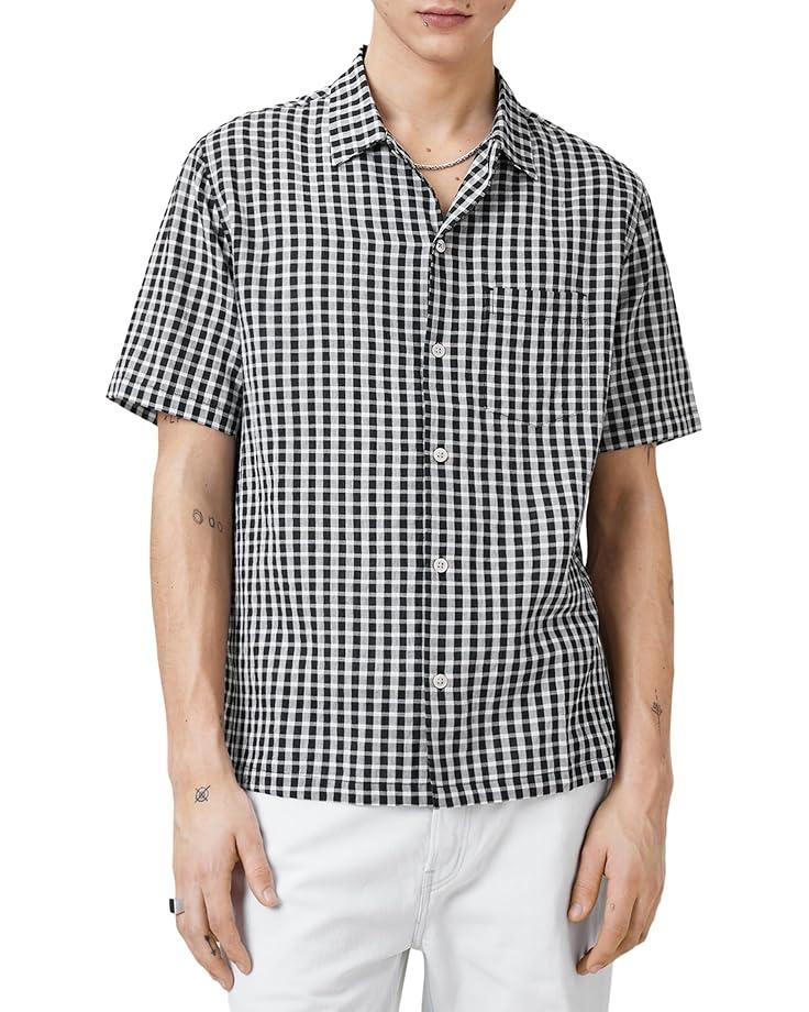 6pm AllSaints Tawney Short Sleeve Shirt Men's
