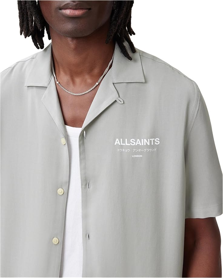 6pm AllSaints Underground Short Sleeve Shirt Men's