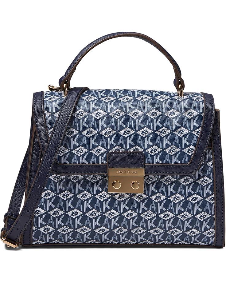 Anne Klein AK Cube Logo Top-Handle Satchel