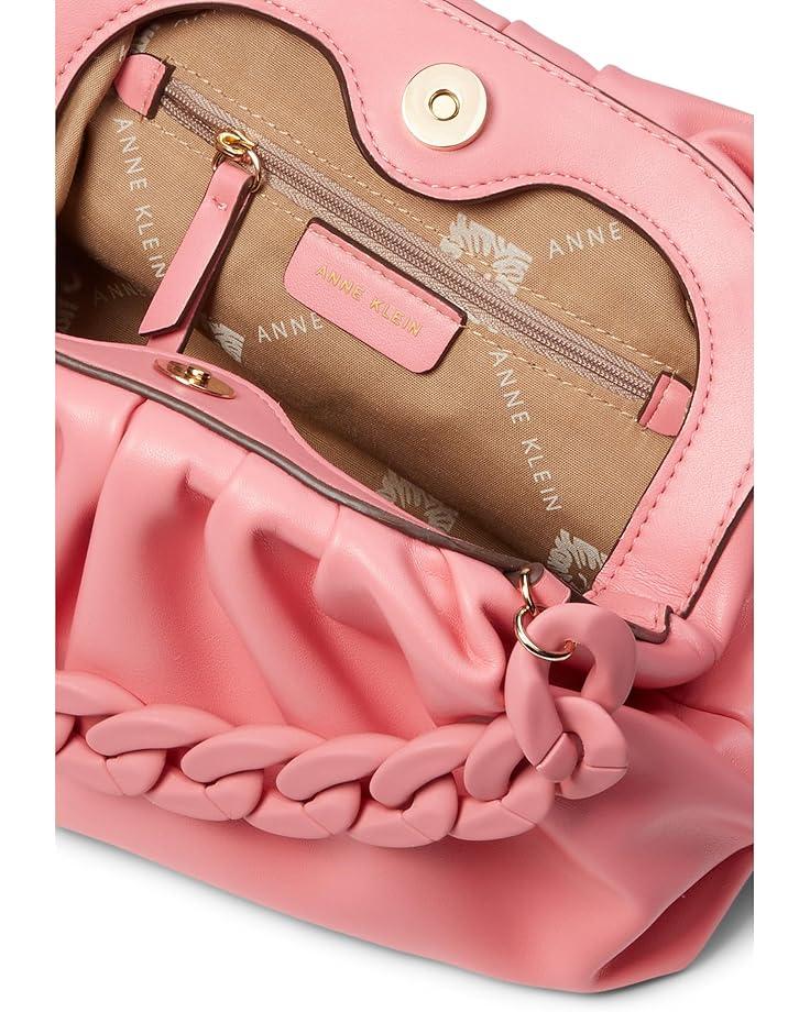 Anne Klein Coated Chain Swag Clutch