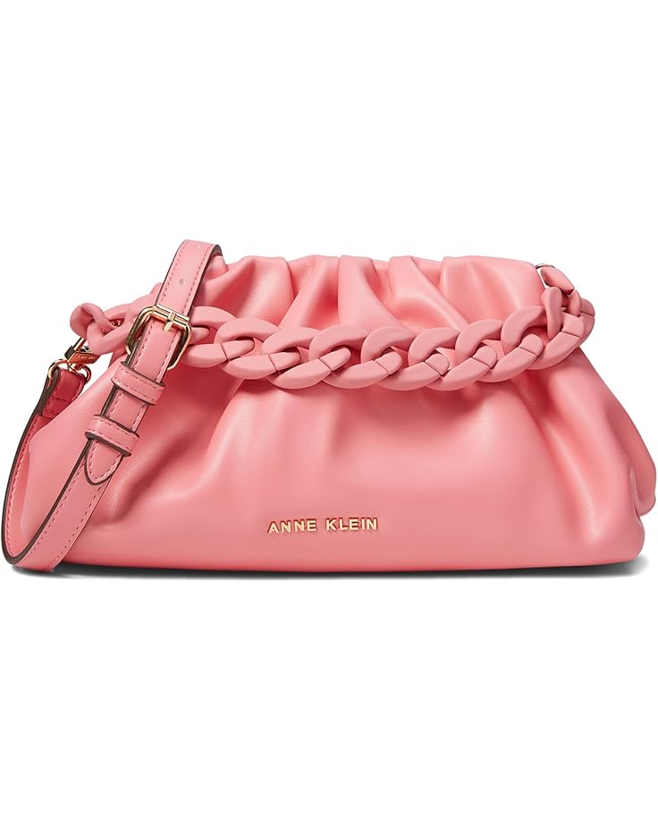 Anne Klein Coated Chain Swag Clutch