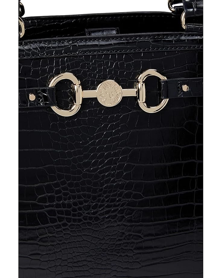 Anne Klein Horsebit Shopper In Croco