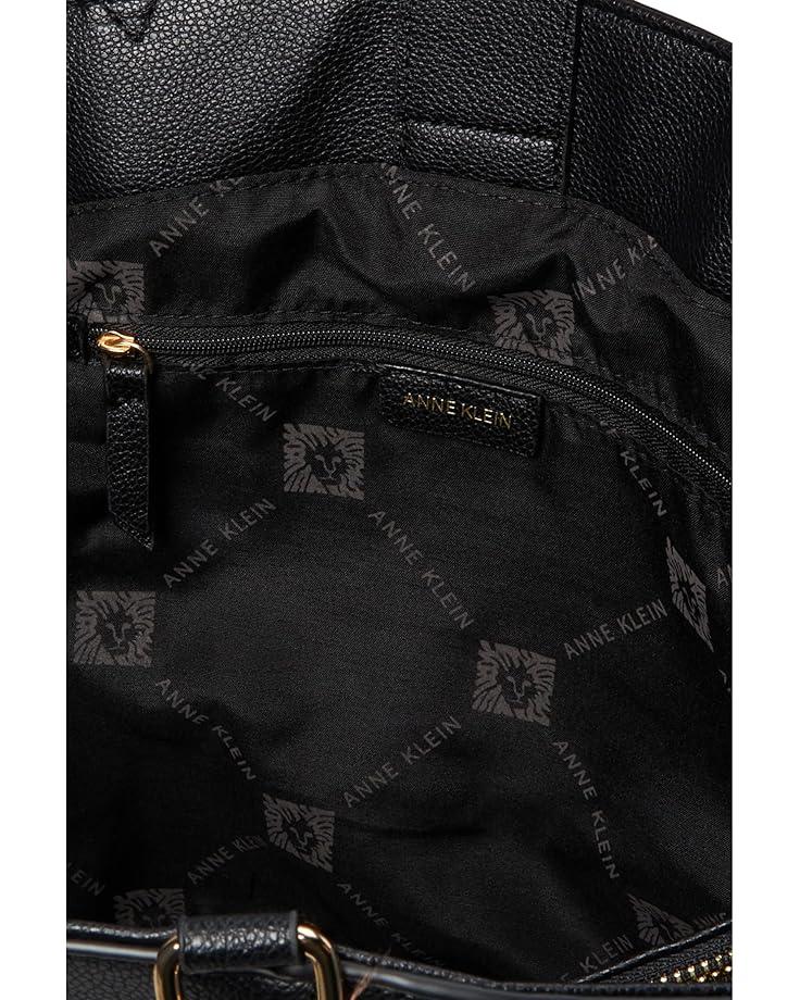 Anne Klein Large Coated Clam Shell Tote
