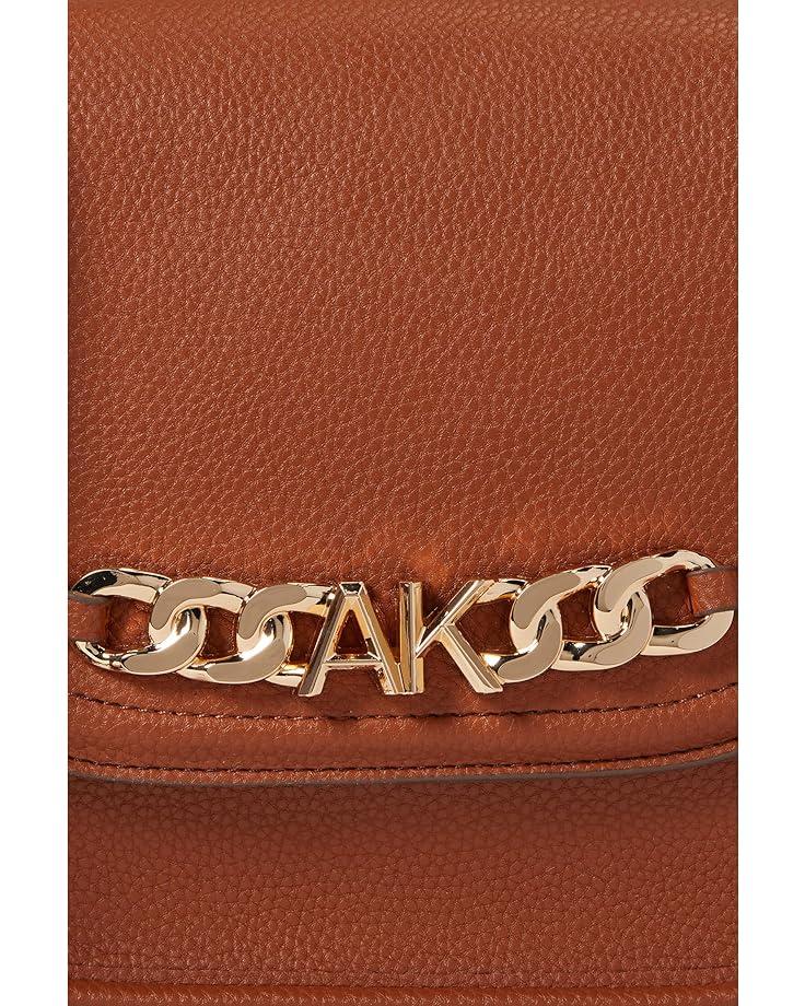 Anne Klein Large Flap Hobo W/ Chunky AK Chain